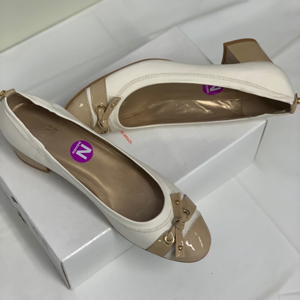 NWT: 8.5N Stuart Weitzman Patent Leather Pumps